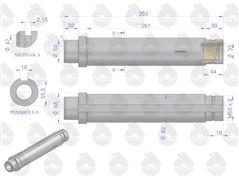 Wałek pośredni kompletny C-360 ORYGINAŁ URSUS