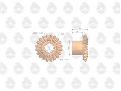 Koronka mechanizmu różnicowego koło koronowe C-330 ORYGINAŁ URSUS