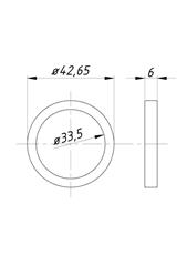 Gniazdo zaworu wydechowego nadwymiar 0,75 C-330