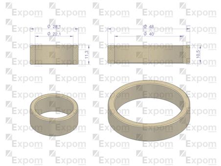 Komplet tulejek rozrusznika R-20 2-sz EXPOM KWIDZYN eu 86350910EX