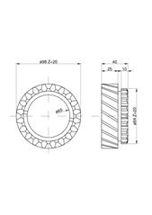 Koło stałego zazębienia 80121007, 84123501 Z-36 C-385