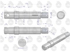 Sworzeń ramienia podnośnika C-385 ORYGINAŁ URSUS