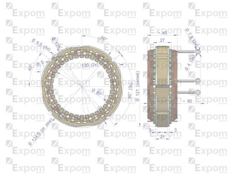 Stojan alternatora EX230000. EX260000 C-330 C-360 EXPOM KWIDZYN eu EX-237100EX