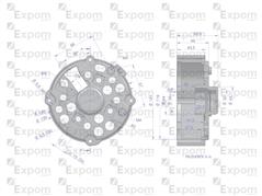 Tarcza pokrywa tylna alternatora EX230000. EX260000 C-330 C-360 EXPOM KWIDZYN eu EX-242400EX