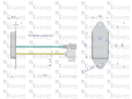 Regulator alternatora EX230000. EX260000 C-330 C-360 EXPOM KWIDZYN eu EX-246700EX