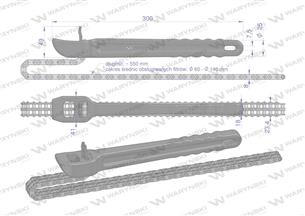 Klucz łańcuchowy do filtrów -140mm Waryński