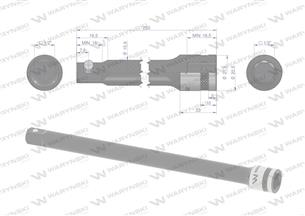 Przedłużka 1/2". 250mm, Waryński