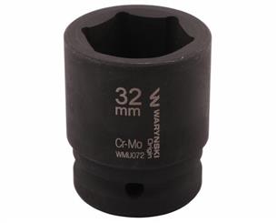 Nasadka udarowa sześciokątna 3/4". 32 mm. CrMo. DIN 3129. Waryński