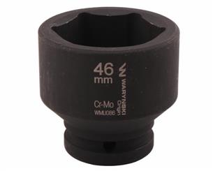 Nasadka udarowa sześciokątna 3/4". 46 mm. CrMo. DIN 3129. Waryński