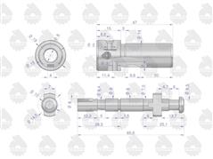 Element tłoczący pompy wtryskowej C-360 FPE8-3A ORYGINAŁ URSUS