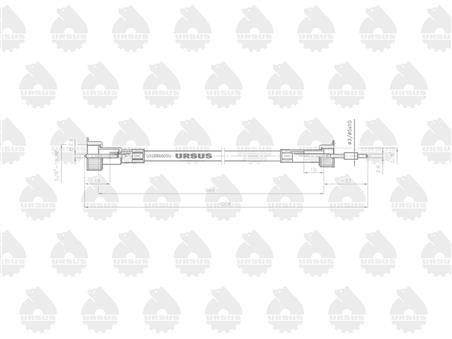 Linka - Licznika MTG (motogodzin) L-965mm C-360 3P ORYGINAŁ URSUS