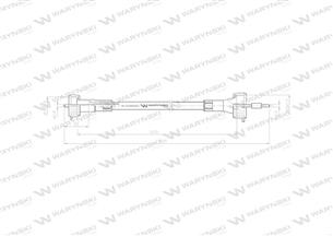 Linka - Licznika MTG (motogodzin) L-1570mm T-25 Waryński