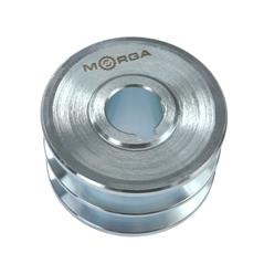 Koło pasowe 2 paski HB śr.80 fi-24 stalowe MORGA-92683