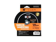 Tarcza diamentowa segmentowa 125x22.23 mm do cięcia betonu TEGER