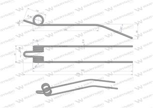 Palec zgrabiarka zastosowanie Deutz Fahr WARYŃSKI W-16502731