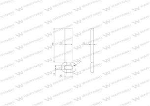 Łańcuch 23-l. 25x118x10 wsuwany klasa 5 Rozrzutnik Tytan Waryński