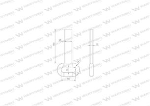 Łańcuch 35-l. 25x118x10 wsuwany klasa 5 Rozrzutnik Tytan Waryński