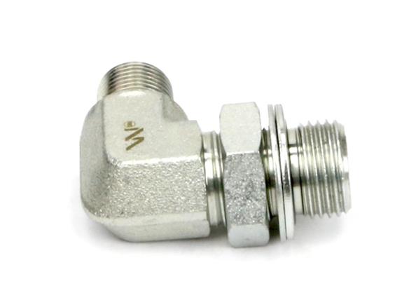 Kolanko hydrauliczne nastawne calowe BB 3/8" x 1/4" BSP z regulacją Waryński