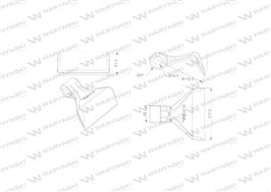 Bijak młotkowy mulczarka zastosowanie otwór 18 mm Waryński