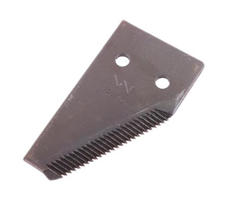 Nóż żniwny końcowy 84x45x3mm otwór 6.5 24 zęby zastosowanie 6112041 Claas WARYŃSKI ( sprzedawane po 25 )