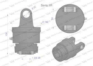 Sprzęgło jednokierunkowe prawe wału Seria 1R - 1 3/8 Z6 WARYŃSKI