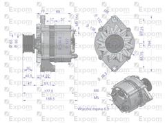 Alternator LRA01943 Nowy Typ EXPOM KWIDZYN eu
