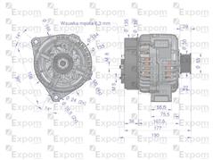 Alternator AAN5308 Nowy Typ EXPOM KWIDZYN eu