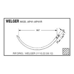 IGŁA PRASY WELGER AP41,AP41R