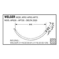 IGŁA PRASY WELGER AP61,AP63,AP73,AP630, AP730,DELTA2500