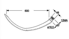 IGŁA PRASY NEW HOLLAND 276,370,376,377, 920,93