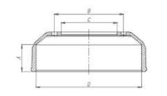 Bęben hamulca przyczepy D-50