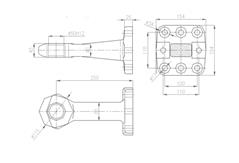 UCHO DYSZLA PRZYCZEPY D50-C1