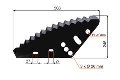 NÓŻ DO PASZOWOZU HI-SPEC -87481