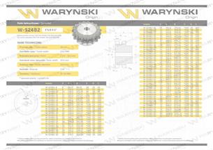 Koło zębate hartowane z kołnierzem 24B-2 (R2 1.1/2) Z-13 Waryński