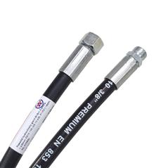 Przewód hydrauliczny gwint M18x1,5 proste L-630mm DN10-1SN (AB-10-630, P11P21) 18MPa PZL HYDRAL AB-10-630/1SNH