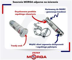 Sworzeń mocujący zaczep transportowy MF MORGA-96111