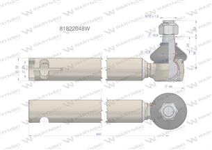 Przegub kierowniczy 15/16" 81822048 WARYŃSKI