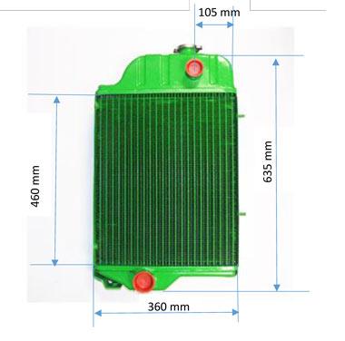 CHŁODNICA JOHN DEERE 1040 KTAG0169